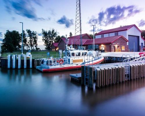 Dock at USCG Station Fairport